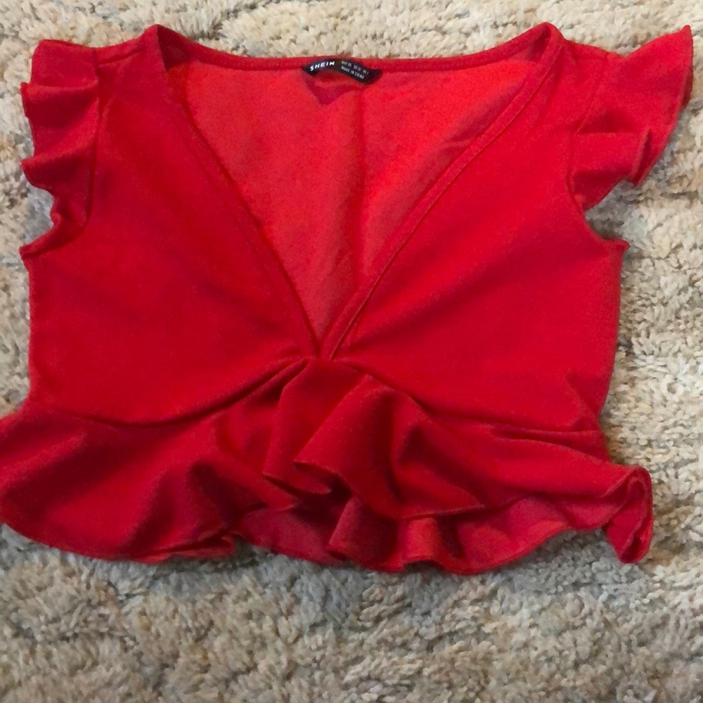Red Shein Shirt
